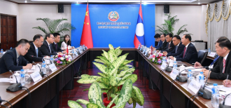 China’s Assistant Minister of Foreign Affairs Nong Rong visits Laos